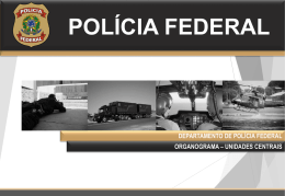 Organograma - Polícia Federal