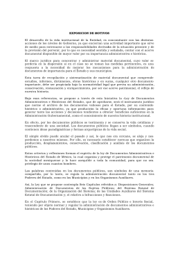Ley de Documentos Administrativos e Históricos del Estado de México