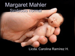 Margaret Mahler Simbiosis normal