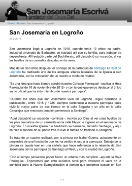 San Josemar   en Logro - San Josemaría Escrivá