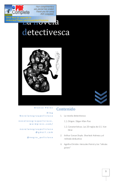 La novela detectivesca - novelanegraypoliciaca