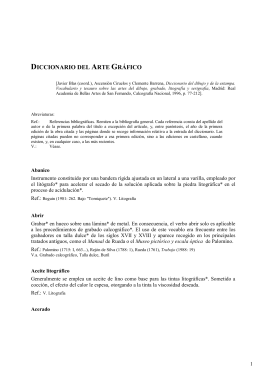 diccionario del arte gráfico - Real Academia de Bellas Artes de San