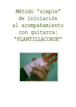 método guitarra - Colegio Amor de Dios Cádiz