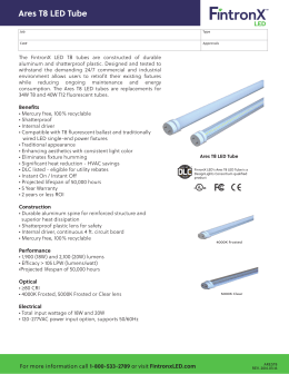 Ares T8 LED Tube