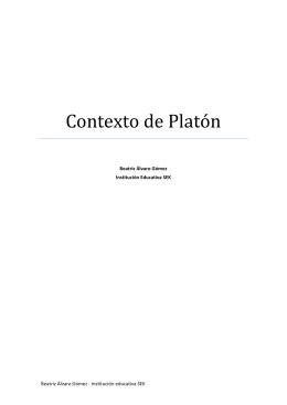 Contexto de Platón