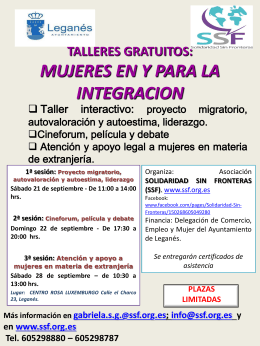 info document - Área de Mujeres | ECO Leganés