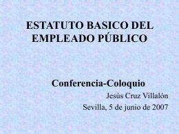 Francisco Barrero - Sección Sindical CC.OO. Universidad de Sevilla
