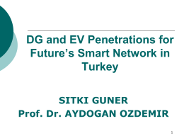 Sitki GUNER [1], Aydogan Ozdemir - Promotion of Energy Efficiency