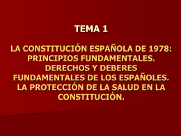 tema 1 la constitución española de 1978: principios fundamentales