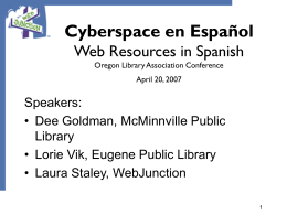 Cyberspace en Español