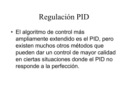 Regulación PID