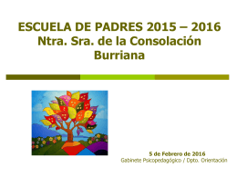 Presentación - Colegio Ntra. Sra. de la Consolación de Burriana