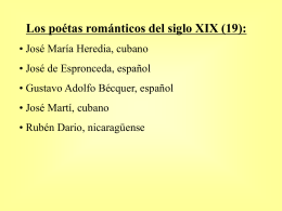 El Romanticismo y su poesía (1800s)