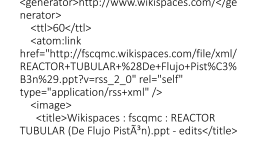 Wikispaces : fscqmc : REACTOR TUBULAR (De Flujo Pistón)