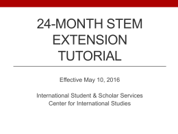24-Month STEM Extension Information Session