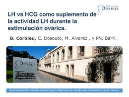 LH vs HCG como suplemento de la actividad LH durante la