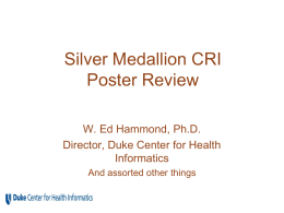 Silver Medallion Presentation