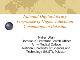 Higher Education Commission (HEC) of Pakistan