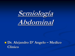 Semiología Abdominal