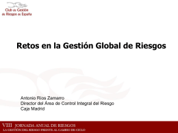 B.2.2 – Antonio Rios - Club de Gestión de Riesgos de España