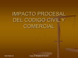 Presentación sobre incidencia del Código Civil en el Derecho