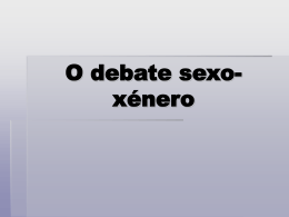 O debate sexo
