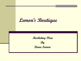 Lemon`s Boutique