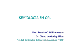 semiologia em orl