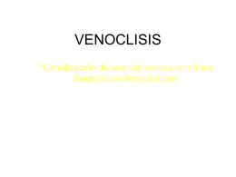 venoclisis - Medikuntzako Ikasleak