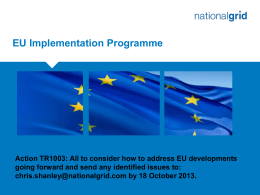EU Code Implementation Programme