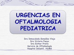 Urgencias en oftalmología pediátrica