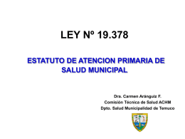 CAPACITACION LEY Nº 19.378 Escuela Pucón