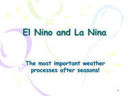 El Nino and La Nina