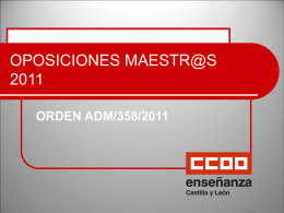 Diapositiva 1 - CCOO de Castilla y León