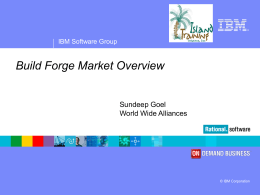 Build Forge Market Overview
