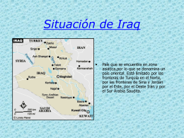 Irak. Información básica
