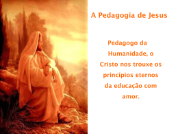 A Pedagogia de Jesus