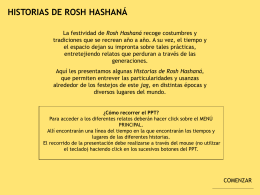 Historias de Rosh Hashaná