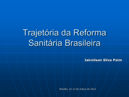 Reforma Sanitária Brasileira