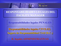 responsabilidades legales del facilities manager