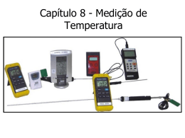 Cap. 9 – Medição de temperatura