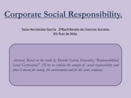 Yaiza Hernandez Resp.Social Corporativa(Ingles)