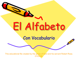 El Alfabeto - World of Teaching