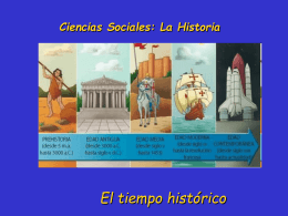 Características del tiempo histórico
