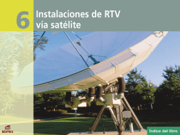 Instalaciones de RTV vía satélite