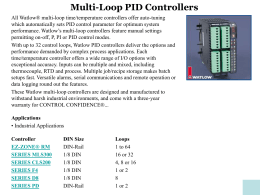 Multi-Loop PID Controllers