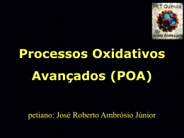 Processos Oxidativos Avançados (POA)