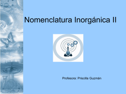 Nom.InorganicaII