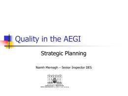 Quality in the AEGI - NCGE Adult Guidance Handbook