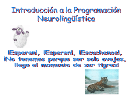 1. PNL (Programación Neurolingüística)